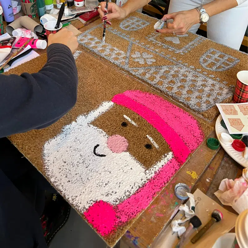 Peinture sur paillasson โ Image 3