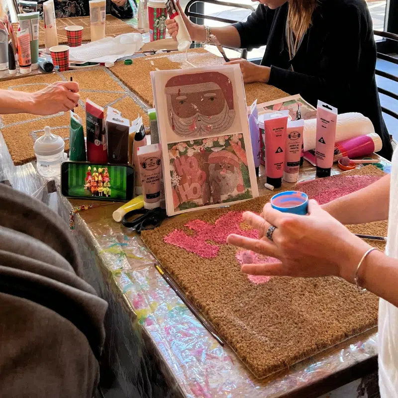 Peinture sur paillasson โ Image 4